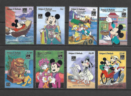 Disney Set Antigua & Barbuda 1994 Hong Kong MNH - Disney