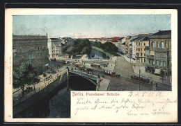 AK Berlin-Tiergarten, Partie An Der Potsdamer Brücke, Strassenbahn  - Tiergarten