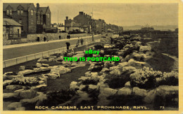 R602372 Rock Gardens. East Promenade. Rhyl. 72. 1943 - Wereld