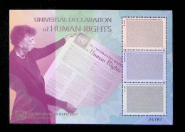 CL, Blocs & Feuillets, BLOCK, United Nations, New York, 2017, Universal Declaration Of Human Rights, Neuf - Nuevos