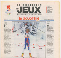 Le Dauphiné Libéré ALBERTVILLE 1992 Le Quotidien Des Jeux XVI° Jeux Olympiques D'Hiver N° 11 Samedi 15 Février 1992 - 1950 - Oggi