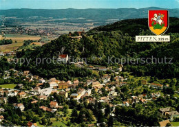 73592202 Pitten Fliegeraufnahme Schlossberg Burg Berkirche Pitten - Otros & Sin Clasificación