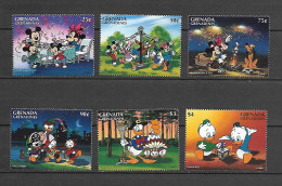 Disney Set Grenada Gr 1996 Traditional Holidays MNH - Disney