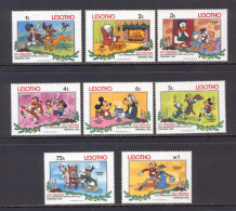 Disney Set Lesotho 1983 Christmas MNH - Disney