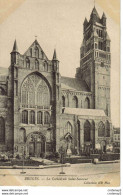 Bruges Brugge N°18 La Cathédrale St Sauveur VOIR DOS Non Séparé Vers 1904 - Brugge