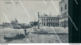 Bt338 Cartolina Venezia Citta' Il Molo 1924 Veneto - Venezia