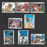 Disney Set Lesotho 1992 Disney Characters In Taiwan MNH - Disney