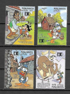 Disney Set Maldives 1992 Chicago Landmarks MNH - Disney