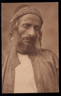 A Yemenite Jew Chief In Jerusalem Palestine Israel - Jewish Judaica Postcard - Judaika