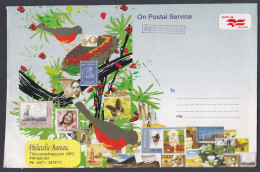 Inde India 2009? Unused Registered Letter Thematic, Philatelic Bureau, Birds, Gandhi, Butterfly, Postal Stationery - Ungebraucht