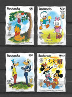 Disney Set Redonda 1985 International Youth Year MNH - Disney