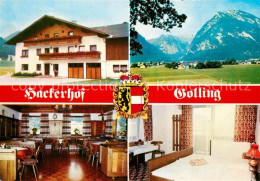 73591019 Golling Salzach Fruehstueckspension Hackerhof Golling Salzach - Autres & Non Classés