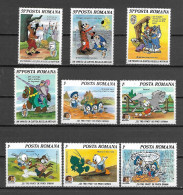 Disney Set Romania 1985 The 200th Anniversary Of The Birth Of Grimm Brothers MNH - Disney