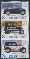 Cyprus 2003 Automobiles 3v [::] SPECIMEN, Mint NH, Transport - Automobiles - Nuevos