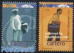 Argentina 1998 UPAEP, Postmen 2v, Mint NH, Post - U.P.A.E. - Unused Stamps