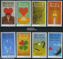 Belgium 1999 Greetings Stamps 8v, Mint NH, Various - Greetings & Wishing Stamps - Ungebraucht