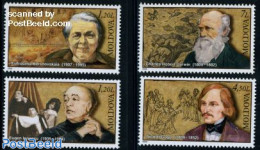 Moldova 2009 Famous Persons 4v, Mint NH, History - Explorers - Art - Authors - Erforscher