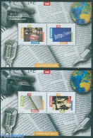 Portugal 2005 Social Communication 2 S/s, Mint NH, History - Performance Art - Science - Newspapers & Journalism - Rad.. - Nuevos