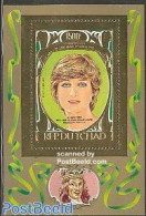 Chad 1982 Royal Baby S/s Gold, Mint NH, History - Charles & Diana - Kings & Queens (Royalty) - Other & Unclassified