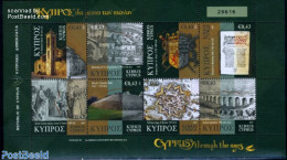 Cyprus 2009 Cyprus Through The Ages 8v M/s, Mint NH, History - Nature - Transport - Various - Archaeology - Coat Of Ar.. - Neufs