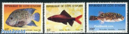 Ivory Coast 1981 Fish 3v, Mint NH, Nature - Fish - Neufs