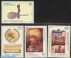 Türkiye 1987 Suleyman II 4v, Mint NH - Autres & Non Classés