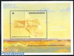 Grenada Grenadines 1992 Zeppelin S/s, Mint NH, Transport - Zeppelins - Zeppelin