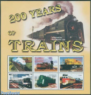 Ghana 2005 Railways 6v M/s, A Stanier Class 5-4-6-0, Mint NH, Transport - Railways - Treni