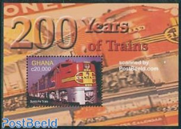 Ghana 2005 Railways S/s, Santa Fe, Mint NH, Transport - Railways - Treni