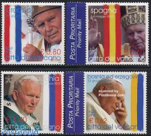 Vatican 2004 Pope Travels 4v, Mint NH, Religion - Pope - Unused Stamps