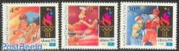 Kazakhstan 1996 Modern Olympics 3v, Mint NH, Sport - Boxing - Cycling - Olympic Games - Boxeo