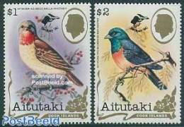 Aitutaki 1990 Birdpex 2v, Mint NH, Nature - Birds - Aitutaki