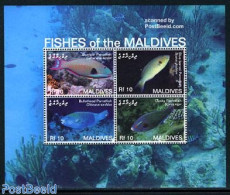 Maldives 2006 Fish Of The Maldives 4v M/s, Mint NH, Nature - Fish - Fische