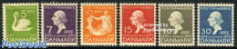Denmark 1935 Andersen 6v, Unused (hinged), Nature - Birds - Ducks - Art - Authors - Fairytales - Neufs