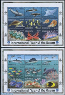 Dominica 1998 Int. Ocean Year 18v (2 M/s), Mint NH, Nature - Fish - Poissons