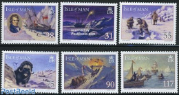 Isle Of Man 2007 Int. Polar Year 6v, Mint NH, History - Nature - Science - Transport - Explorers - Birds - The Arctic .. - Erforscher