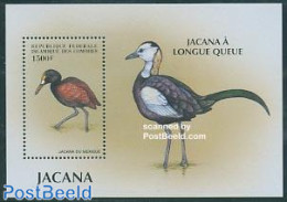 Comoros 1999 Bird S/s, Jacana Du Mexique, Mint NH, Nature - Birds - Comoren (1975-...)