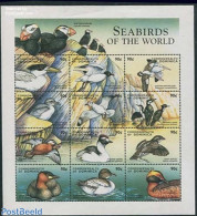 Dominica 1998 Sea Birds 12v M/s, Mint NH, Nature - Birds - Dominicaine (République)