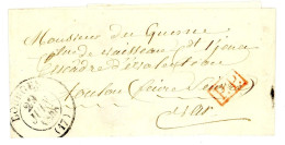 BANDE DE JOURNAL CHER BJ 1848 BOURGES T13 EN PORT PAYE (VERSO : MANUSCRIT "Vu") - 1849-1876: Période Classique
