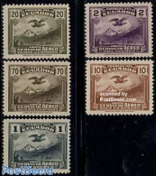 Ecuador 1937 Airmail 5v, Mint NH, Nature - Birds - Birds Of Prey - Ecuador