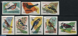 Hungary 1961 Birds 8v Imperforated, Mint NH, Nature - Birds - Nuovi