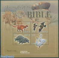 Liberia 2006 Animals Of The Bible 4v M/s, Mint NH, Nature - Transport - Animals (others & Mixed) - Birds - Reptiles - .. - Bateaux