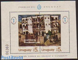 Uruguay 1977 Espamer 77 S/s, Mint NH, Paintings - Uruguay