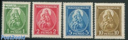 Hungary 1932 Definitives 4v, Mint NH, Religion - Religion - Ongebruikt