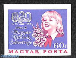 Hungary 1966 Pioneers 1v Imperforated, Mint NH, Nature - Sport - Flowers & Plants - Scouting - Unused Stamps