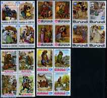 Burundi 1977 Fairy Tales 5x4v [+], Mint NH - Sonstige & Ohne Zuordnung