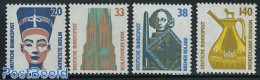 Germany, Federal Republic 1989 Coil Stamps With Numbers On Back-side 4v, Mint NH - Nuevos