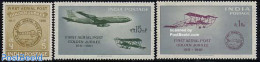 India 1961 Airmail 3v, Unused (hinged), Transport - Aircraft & Aviation - Nuevos