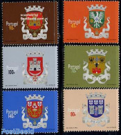 Portugal 1996 District Coat Of Arms 6v, Mint NH, History - Coat Of Arms - Nuevos