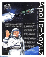 Grenada Grenadines 2000 Apollo-Soyuz S/s, Mint NH, Transport - Space Exploration - Grenada (1974-...)